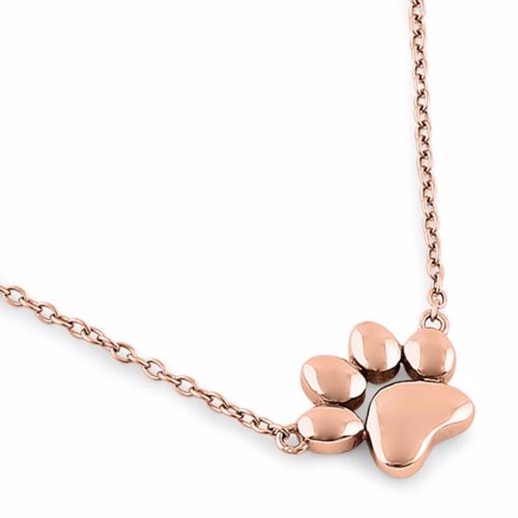 God spelled backwards is Dog Accessories - Beloved Paws Rose Gold over Sterling New